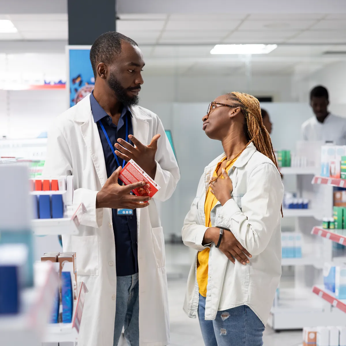 The pharmacy team at Dei Gratia